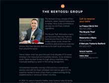 Tablet Screenshot of bertossigroup.com